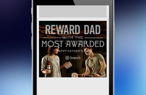 Dewars Half Scroller Ad Dynamic Scroll, Animation