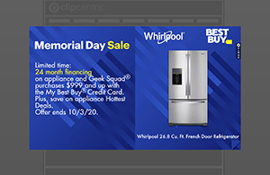 Best Buy Billboard Pageflip